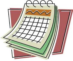 Clipart image of a calendar